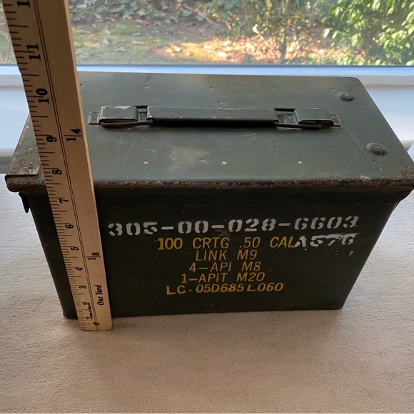 Metal USA Ammo Box, Ammunition Box, Water Tight~Anything Important Storage Box - Picture 12 of 14